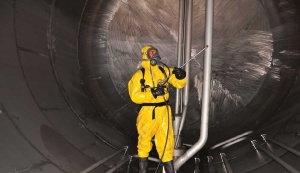 Protective protection of the inner surface of horizontal tanks (bullets) from corrosion